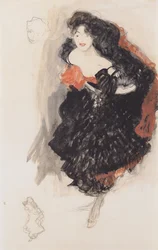 Studie zum Gemälde Judith II